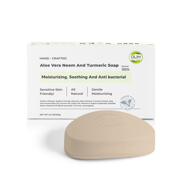 Aloe Vera, Neem + Turmeric Herbal Soap